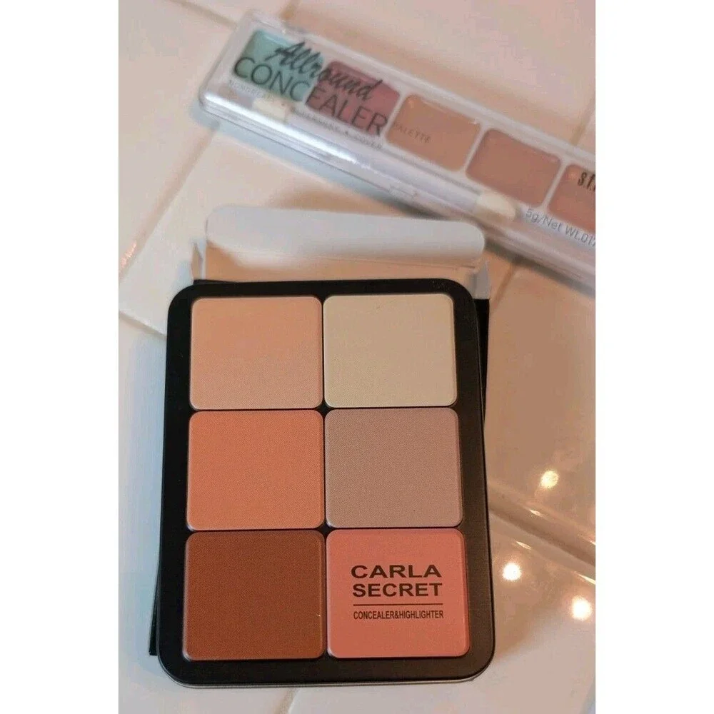Carla Secret & S.F.R Color Concealer Highlight Palette Lot New Professional
